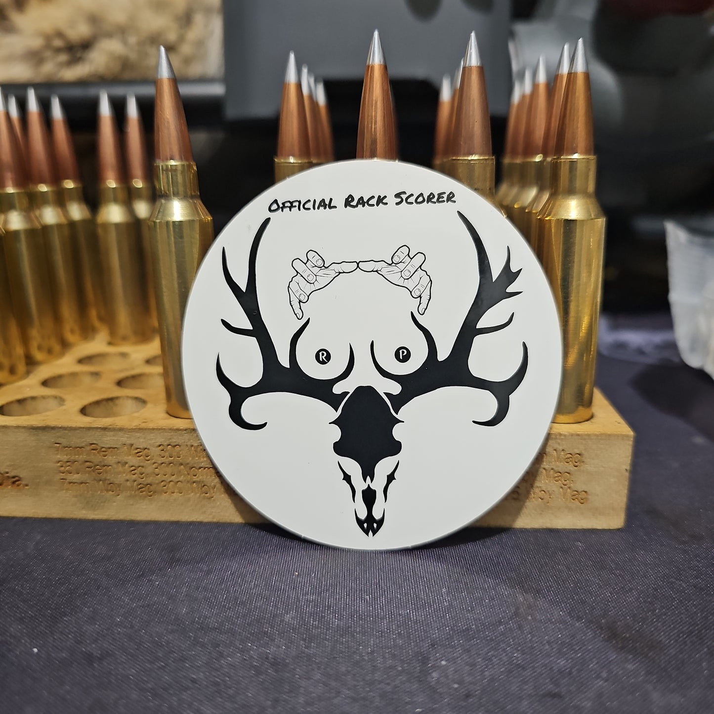 Official Rack Scorer sticker